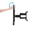 Seinakinnitus B-TECH BT8227/B 600x400 kuni 75-tollisele telerile, max koormus 50 kg
