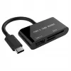 Kaardilugeja USB-C SDXC/kombo/must