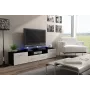 Cama TV-alus EVORA 200 must/valge läikiv