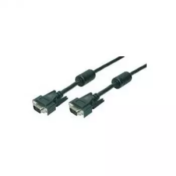Logilink - VGA-kaabel - HD-15 (M) - HD-15 (M) - 10 m - Must (CV0016)