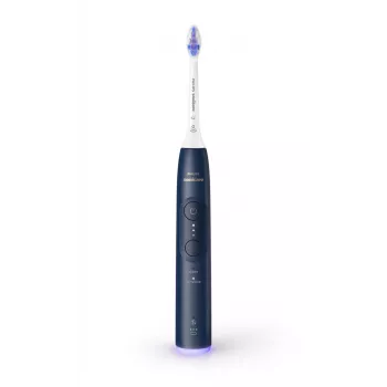 Elektriline hambahari Philips Sonicare Series 6100 HX7403/05 — laetav, Li‑Ion aku, tundliku ja igapäevase puhastuse režiimid, tumesinine