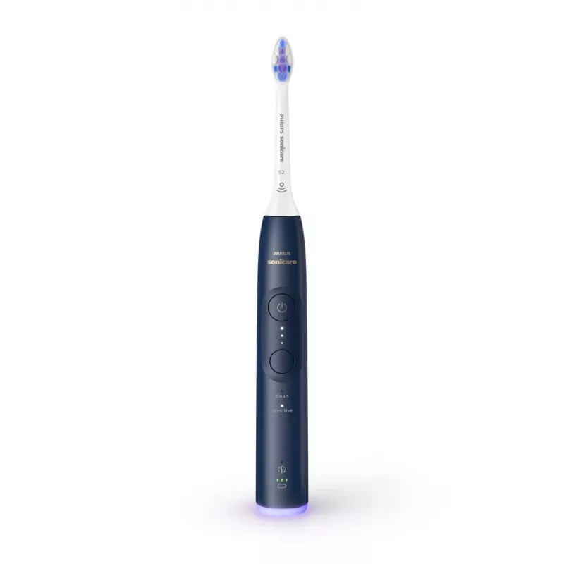 Elektriline hambahari Philips Sonicare Series 6100 HX7403/05 — laetav, Li‑Ion aku, tundliku ja igapäevase puhastuse režiimid, tumesinine
