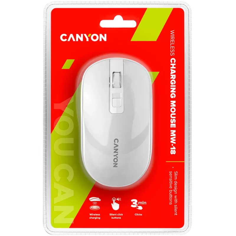 CANYON hiir MW-18 Wireless Charge Pearl Valge