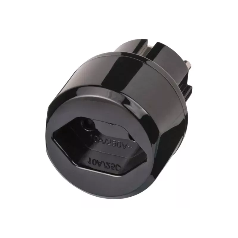 brennenstuhl reisiadapter - toitepesa adapter - must (1508480)