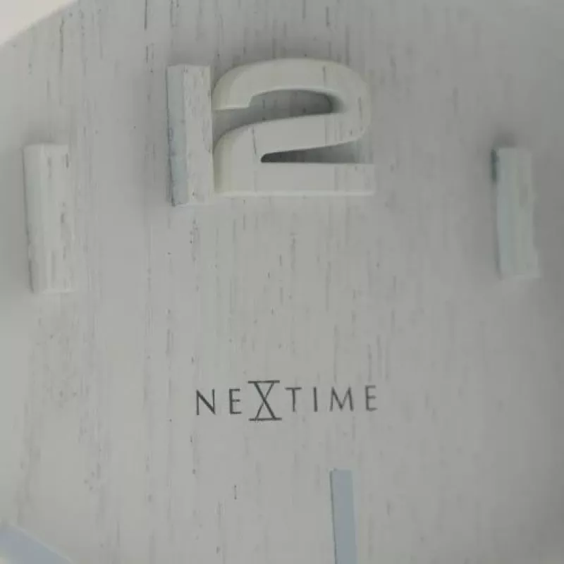 NeXtime kell 5192wi Wood Wood Small 22x20 cm, sein, valge