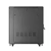 19-tolline riiulikapp LANBERG FF01-6022-23B, 22U, 600×1000 mm, must, perforeeritud uksed