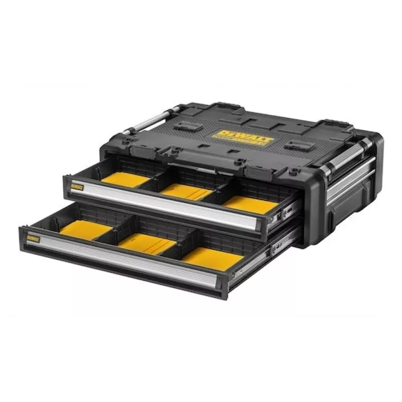 Tööriistakast DeWalt DWST60510-1 metall ja plastik, must/kollane, kaasaskantav hoiukast