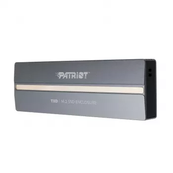 Väline NVMe M.2 PCIe SSD korpus PATRIOT PV810UPNGM — USB-C 3.2 Gen 2, toetab 2230/2242/2260/2280, kuni 8 TB, alumiinium, hall