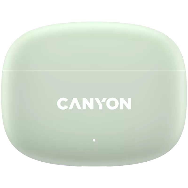 Canyon TWS-9 CNS-TWS9G Kõrvaklapid – True Wireless – Bluetooth 5.4 – In-Ear – 6h + 30h tööaeg – USB-C laadimiskarp – Puutetundlik juhtimine – Roheline