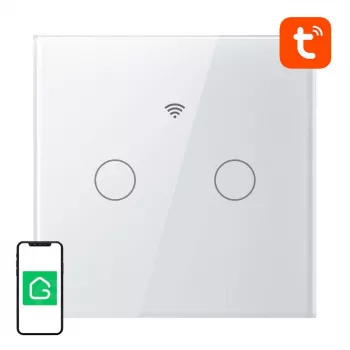 Nutikas puutetundlik WiFi-valguslüliti Gosund SLS2 (mudel SW12) — puutejuhtimine, Wi‑Fi-ühendus, valikuline N/kahejuhtmeline paigaldus