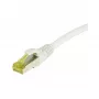 patch-kaabel RJ45, CAT6A 500Mhz, 1,0m, valge, S-STP(S/FTP), TPE/LSZH(Ultraflex), AWG26, Cat.7 toorkabliga, Synergy 21 (S217631)