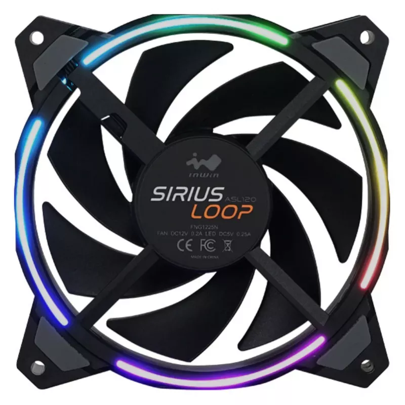 Korpuse ventilaator in win SIRIUS LOOP X3 120mm 3-RGB, 120 mm, 3-RGB valgustus