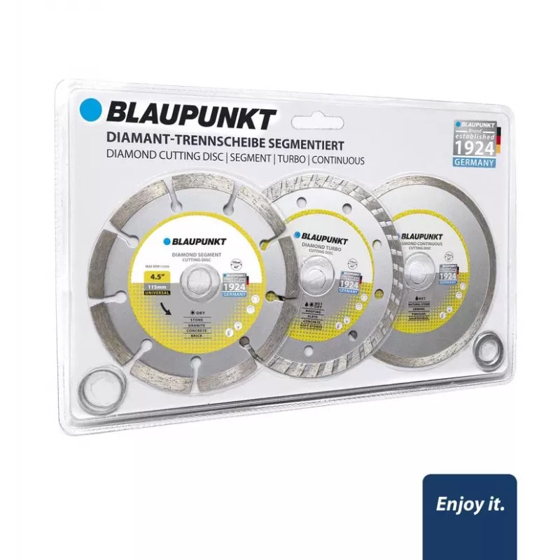 Lõike-/lihvimisketaste komplekt BLAUPUNKT BP-CW-D4115, 3 tk