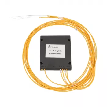 Optiline PLC jagaja 1:4 Extralink SC/APC, 2,0 mm G657A, 1,5 m, ABS-moodul, pistikuteta