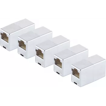 Adapter ShiverPeaks 71220-8M-SET5 modulaarne patch-pistik Cat 5, 8-positsiooniline RJ45
