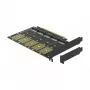 DeLOCK PCI Express x16 kaart 5-le sisemisele M.2 Key B / SATA pesale