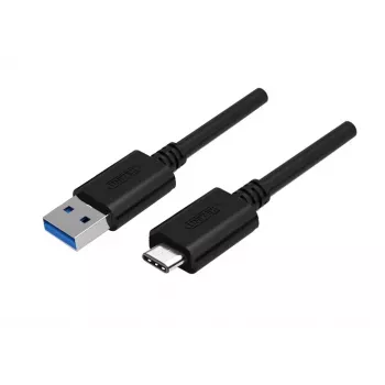UNITEK Y-C474BK USB-kaabel USB 3.2 Gen 1 (3.1 Gen 1) 1 m USB A USB C Must