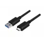 UNITEK Y-C474BK USB-kaabel USB 3.2 Gen 1 (3.1 Gen 1) 1 m USB A USB C Must