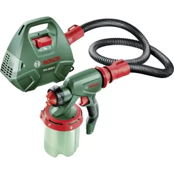 Pihustuspüstol Bosch PFS 3000-2, 650 W vahelduvvooluga värvipihusti, 1 L paak, 2 m voolik, reguleeritav otsik