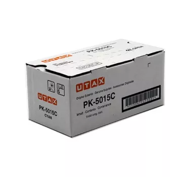 Utax 1T02R7CUT0/PK-5015C toonerikomplekt tsüaan. 3K lehekülge ISO/IEC 19752 TA jaoks