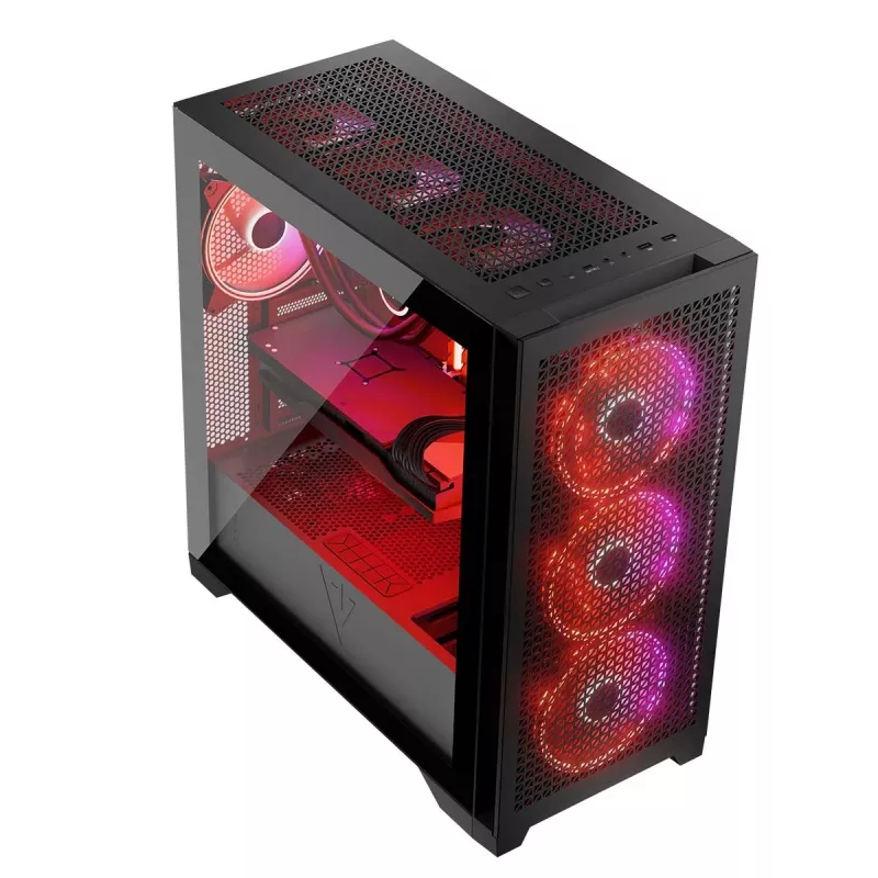 MODECOM Korpus VOLCANO EXPANSE T APEX ARGB MIDI Must