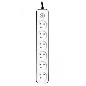 TRACER toiteplokk Zebra 1,5 m 6 pistikupesa