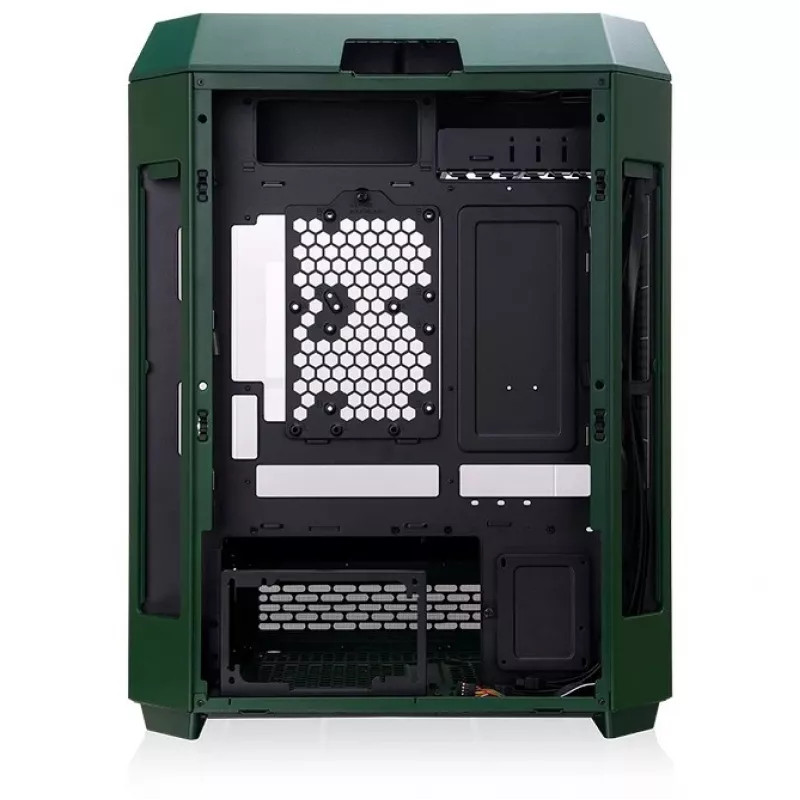 The Tower 600, Tower-Enclosure Dark Green, Tempered Glass x 3