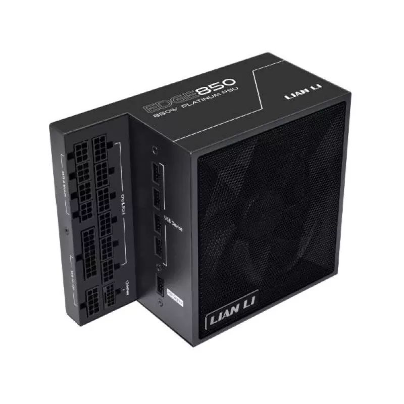 Lian Li EDGE EG1300 1300 W toiteplokk, 80 PLUS Platinum, ATX 3.1, PCIe 5.1, must
