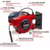 Seinale kinnitatav voolikurull Einhell GE-HR 18/30 Li-Solo automaatne 30 m voolik