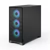 Fractal Design Pop 2 Air Must Solid mid-torniga arvutikorpus — ATX tugi, 3x 120 mm esiventilaatorit, 2,5/3,5 tollised kettapesad, 215×481×462 mm