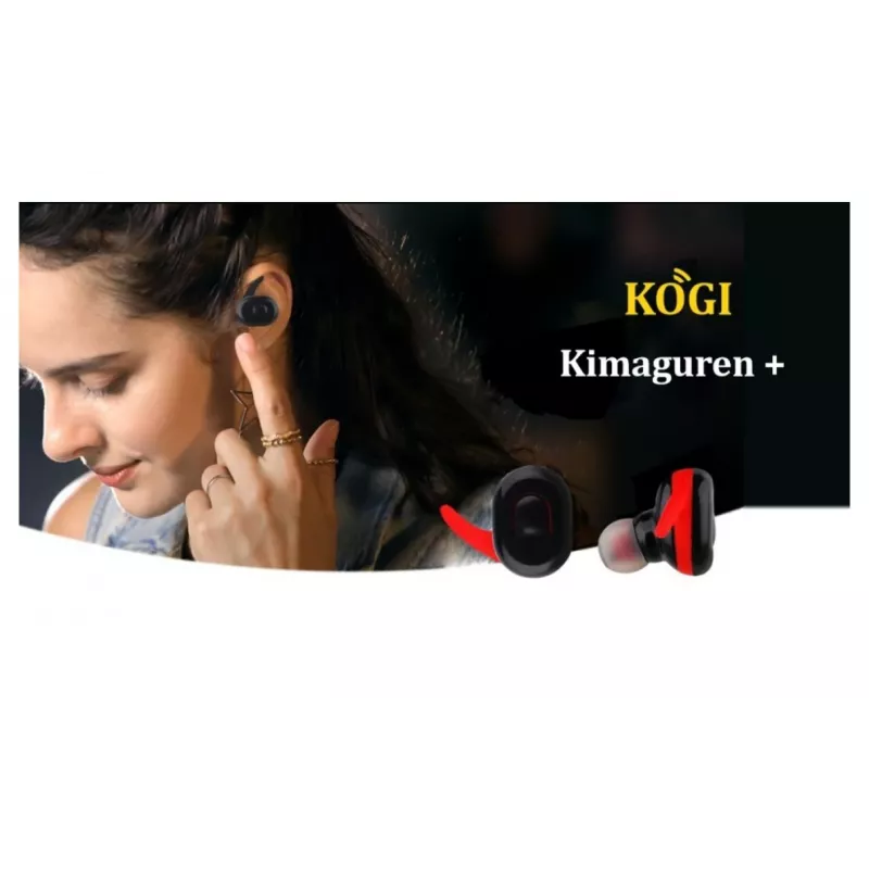 Kõrvaklapid V.Silencer Ture Wireless Earbuds must/punane