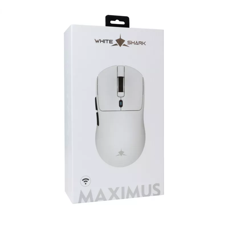 Hiir White Shark GM-9010 MAXIMUS Valge USB