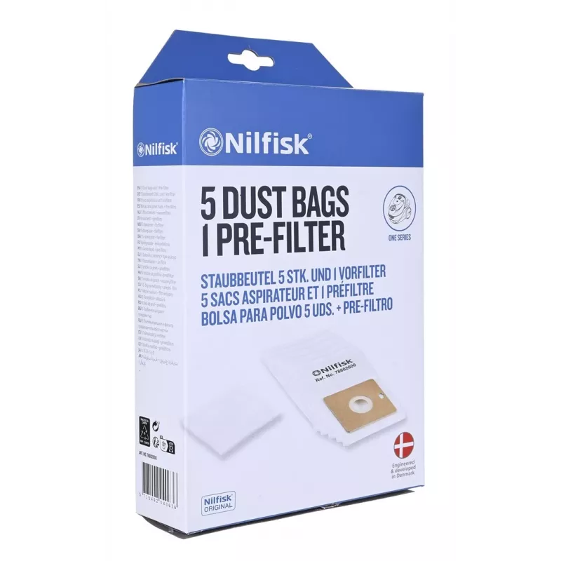 Tolmukott Nilfisk DUST BAG SYNTH ONE GO AND COUPE