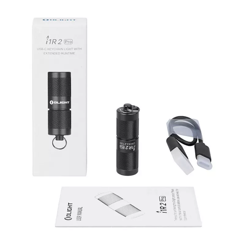 Võtmehoidja-taskulamp Olight I1R 2 Pro must 180 lm IPX8