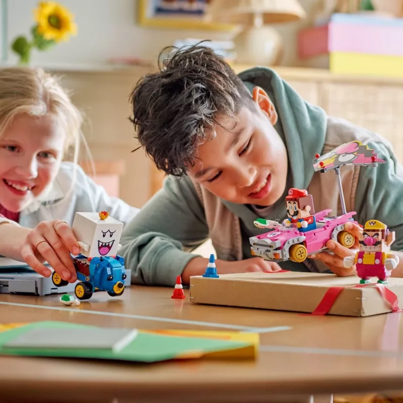 LEGO ehitusmänguasjade komplekt 72038 Super Mario Mario Kart Wario King Buu Huu – tegelaskujud ja rajaosad
