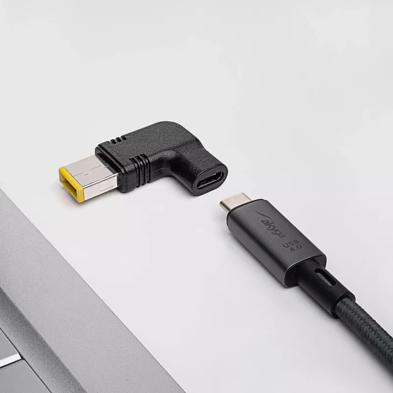 Akyga AK-ND-C11 USB-C – Lenovo Slim Tip adapter sülearvuti laadimiseks, 18,5-20 V, 100 W