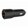 Autos mobiilseadme laadija Gembird TA-UC-A2QC36-CAR-01, 36 W, 12–24V, sigaretisüütaja pesa, must
