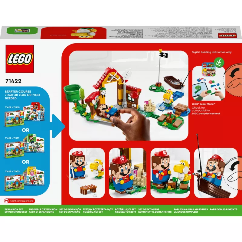LEGO SUPER MARIO 71422 LAIENDUSKOMPLEKT - PIKNIK MARIO MAJAS