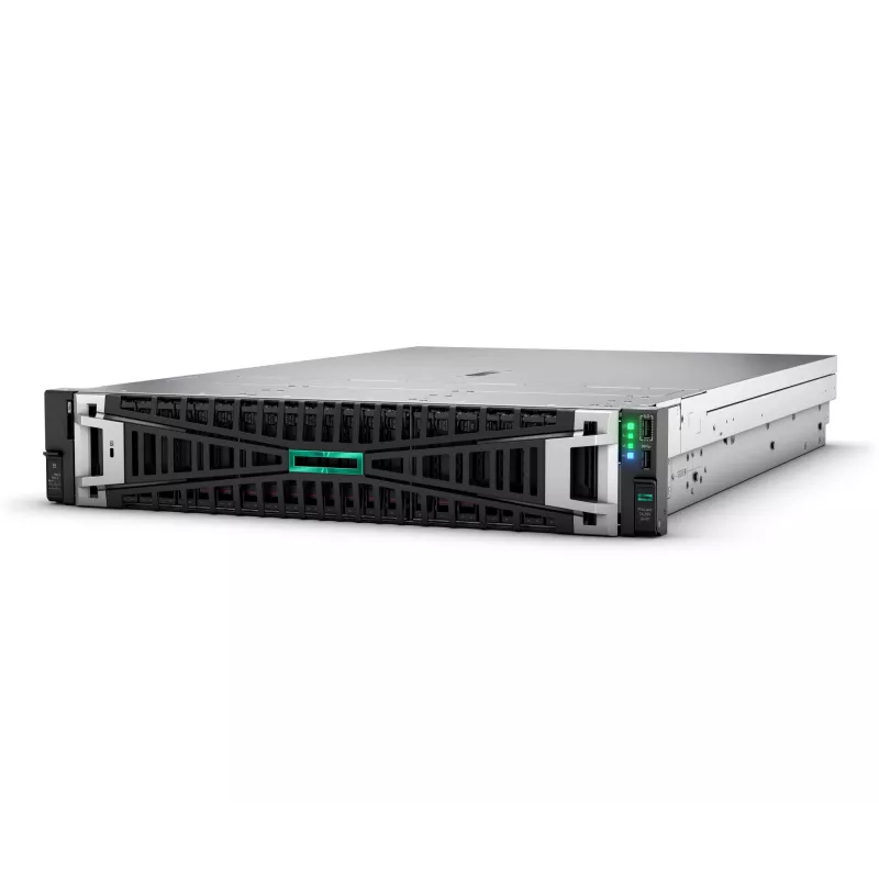 HPE ProLiant DL385 Gen11 2HE EPYC 9015 8-tuumaline 3.5GHz 2x32GB-R 8xSFF Hot Plug 2x480GB SSD MR408i-o 2x1000W Server (P81842-425)