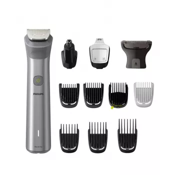 Philips All-in-One Trimmer MG5940/15 Series 5000, Stainless steel, 0.5 mm, 1.6 cm, 1 mm, Beard, Ear, Nose, aku