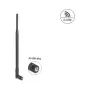 Mitmesuunaline WiFi-antenn DELOCK 2,4 GHz RP-SMA-pistikuga 7 dBi pööratava liigendiga, must, 290 mm