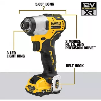 DeWALT DCF801D2-QW elektriline kruvikeeraja/löökkeeraja