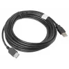 Lanberg CA-USBE-10CC-0050-BK USB-kaabel 5 m USB 2.0 USB A must (CA-USBE-10CC-0050-BK)
