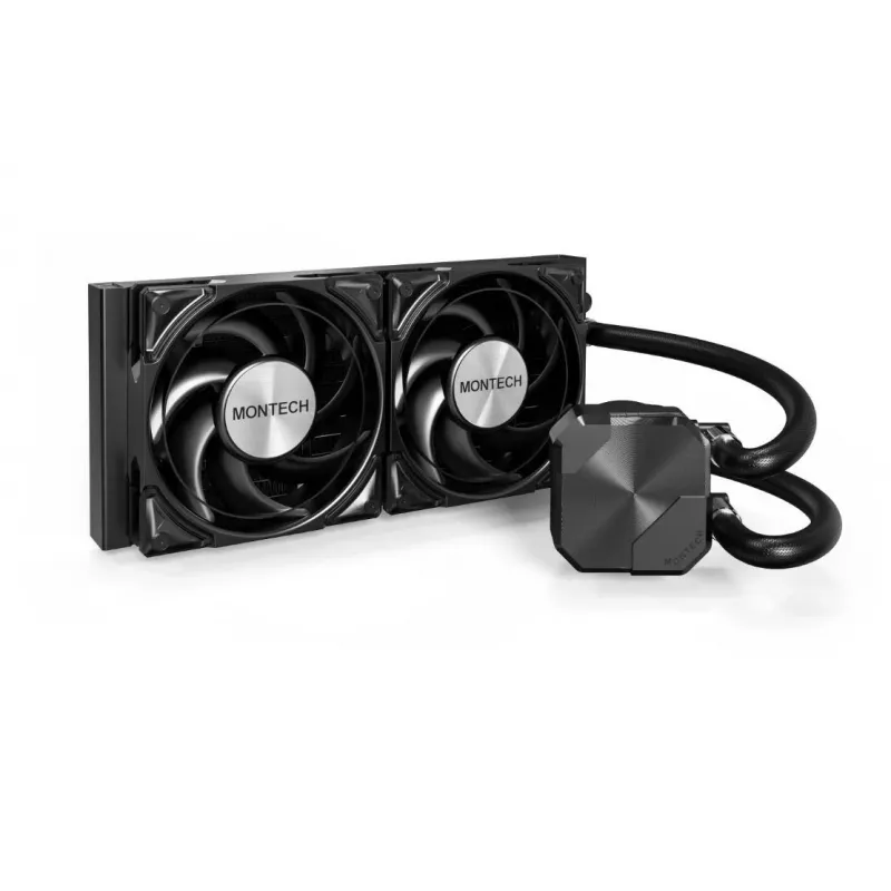 Montech HyperFlow Silent 240 protsessor Kõik-ühes vedelikjahuti 12 cm Must 1 tk