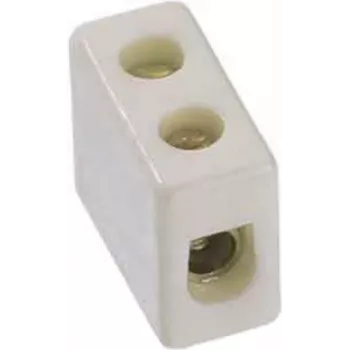 Elektriline klemmliist Bachmann 950.000, portselan, valge, kõrgus 12 mm