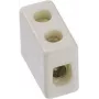 Elektriline klemmliist Bachmann 950.000, portselan, valge, kõrgus 12 mm