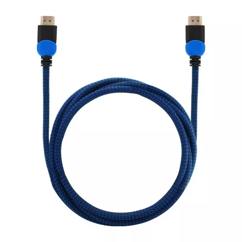 Savio GCL-02 HDMI-kaabel 1,8 m HDMI Type A (Standard) Must, Sinine