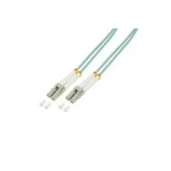 Logilink - kaabel - LC multi-moodus (M) - LC multi-moodus (M) - 15 m - fiiberoptiline - 50/125 mikromeeter - OM3 - halogeenivaba - akvamariin (FP3LC15)