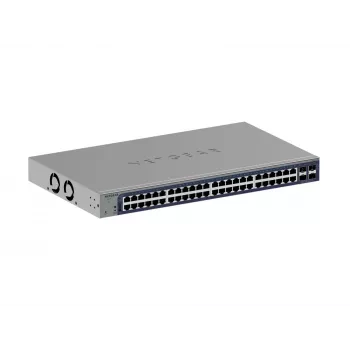 Hallatav Gigabit Etherneti kommutaator Netgear GS752TX, 48x RJ-45 10/100/1000, 10G tugi, 1U raam, hall