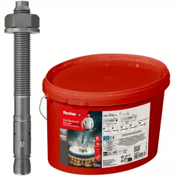 Roostevabast terasest poldiankur FISCHER FAZ II Plus 10/20 R — 135 tk, ämber